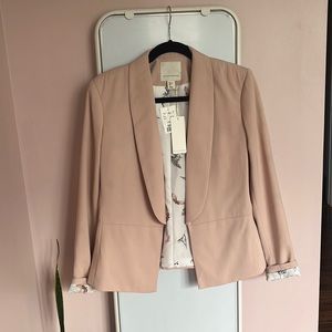 NWT. blush pink blazer.